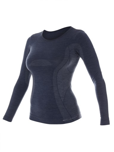 ФУТБОЛКА ЖЕНСКАЯ BRUBECK COMFORT ИЗ ШЕРСТИ
