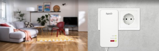 Комплект ПЛК Powerline 1240 AX Mesh WiFi FRITZ!