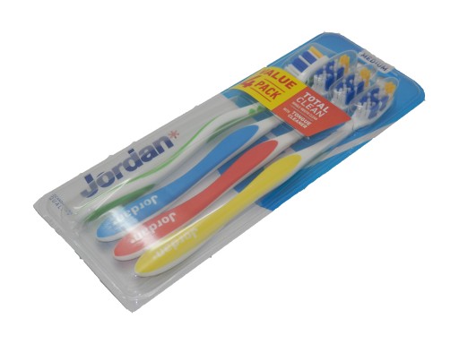 Зубная щетка Jordan Total Clean Medium 4 шт.