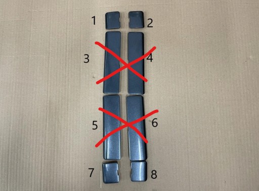 TOYOTA AVENSIS T27 LIFT T29 COMBI КРЫШКА РЕЙКИ НА КРЫШЕ