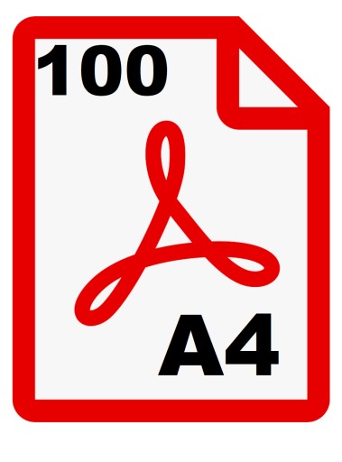 Цветная печать 100 шт А4 80г