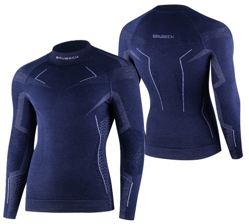 Męska bluza termiczna TERMOAKTYWNA KOSZULKA z wełny Merino Brubeck Extreme