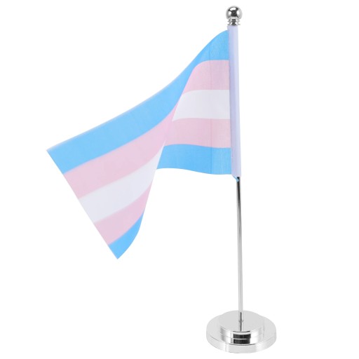 Office Decore Pansexual Trans flaga na stół