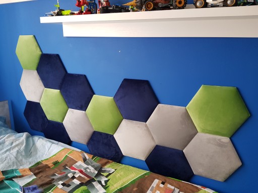 ШЕСТИГРАННЫЕ МЯГКИЕ ПАНЕЛИ Honeycomb 30*26