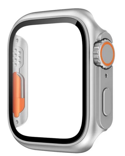 Etui Ochronne + Wbudowane Szkło / 2w1 do Apple Watch 7 8 9 / 45mm