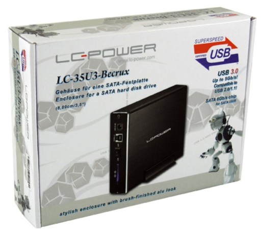 LC-Power LC-35U3-Becrux Черный 3,5 дюйма
