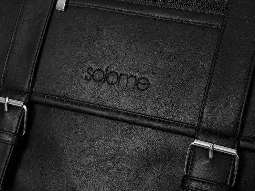 SOLOME DETROIT ЧЕРНАЯ МУЖСКАЯ СУМКА НА ПЛЕЧЕ