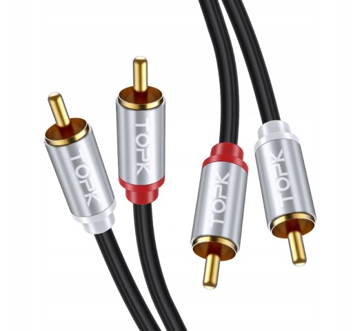 Кабель RCA 2X RCA - 2XRCA Cinch - Cinch TOPK 1м