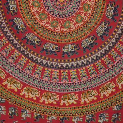 Indyjska NARZUTA XXL kapa orient MANDALA bawełna etno boho 230 x 210 cm