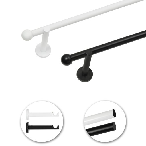Karnisz do wyboru 540 cm bez żabek DESIGN MID