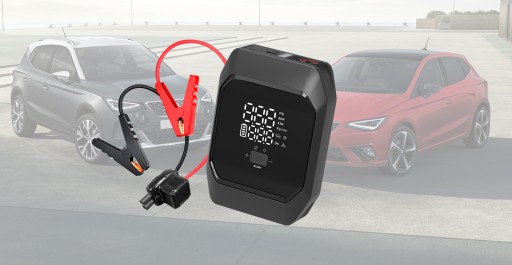Бустерный воздушный насос REEG Jump Starter 2в1