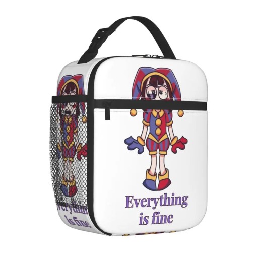 Insulated Lunch Tote Bag The Amazing Digital Circus Merch Jax Pomni Zooble