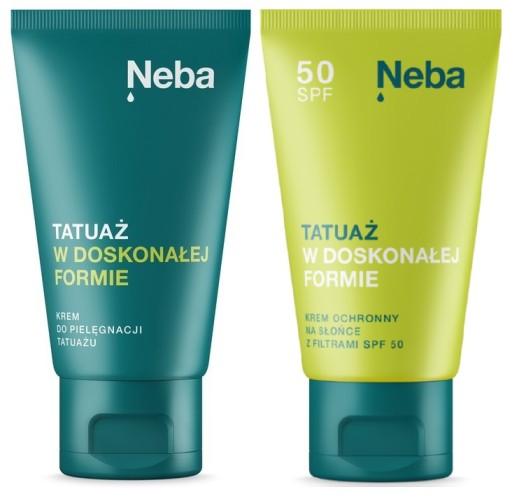 НЕБА КРЕМ для ухода 50 мл + защита для ЗАгарА, ТАТУ SPF 50+ UVA