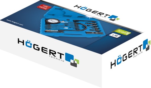 HOGERT HT8G410 Манометр компрессии дизельного двигателя