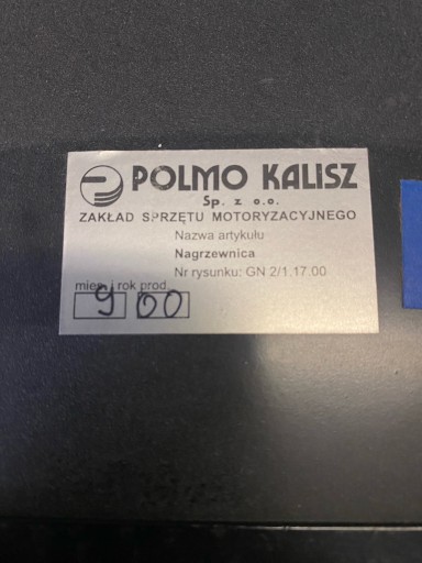 Jelcz pr 110 gn 2/1.17.00 обогреватель