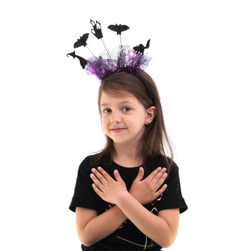 Strój TUTU NIETOPERZ PAJĘCZARKA Skrzydła HALLOWEEN + Akcesoria