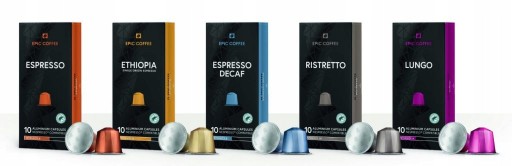 Aromatyczne kapsułki do Nespresso 50 szt. Kawa EPIC COFFEE Espresso 7/12