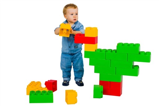 Набор кубиков BJ Plastik Giganty 46589 141 шт.