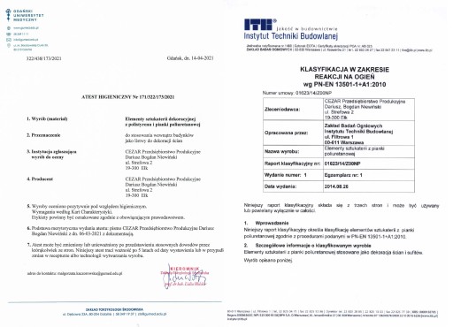 Listwa ścienna dekoracyjna, ozdobna Creativa 7,5cm