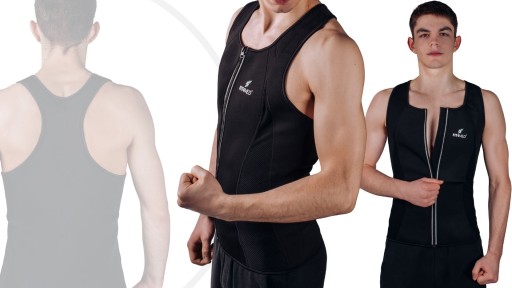 KOSZULKA NEOPRENOWA KAMIZELKA DO ĆWICZEŃ FITNESS