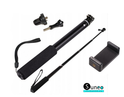 ТВЕРДЫЙ длинный держатель-монопод для телефона GoPro 12 11 osmo Eken