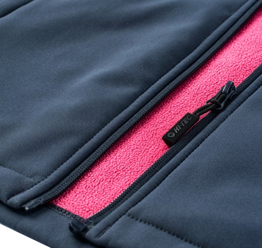 KURTKA PRZEJŚCIOWA DAMSKA PRZECIWDESZCZOWA SOFTSHELL HI-TEC NETI KAPTUR S