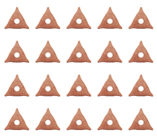 TRIANGLES SPOTTER звезды с МЕДНЫМ покрытием аксессуары для споттеров 20 шт.