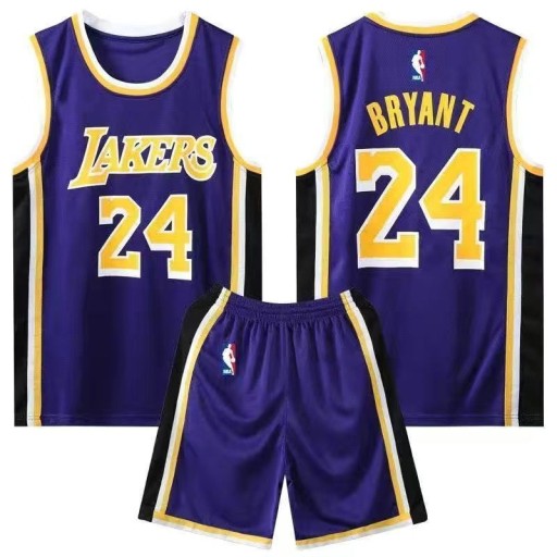 детская футболка Lakers James No. 23 Кобе Нет. 24 Баскетбольная форма