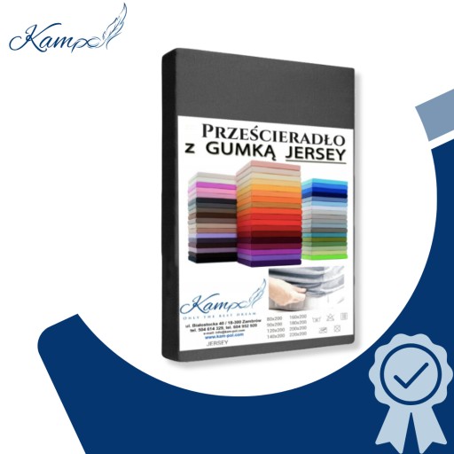 PRZEŚCIERADŁO JERSEY Z GUMKĄ BAWEŁNA 180x220 MIX KOLOR Wysoka Jakość