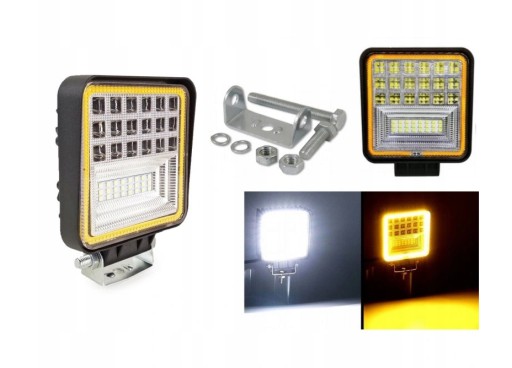 LAMPA ROBOCZA 26LED 110x110 42W COMBO 9-36V