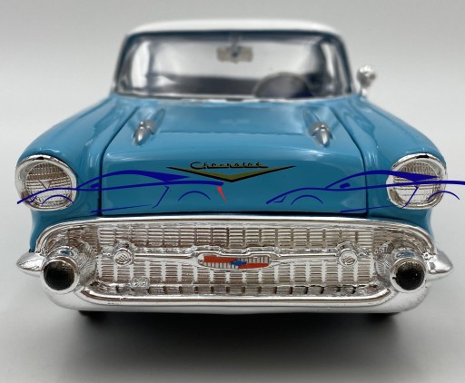 Chevrolet Bel Air 1957, масштаб 1:24, Motormax 73228