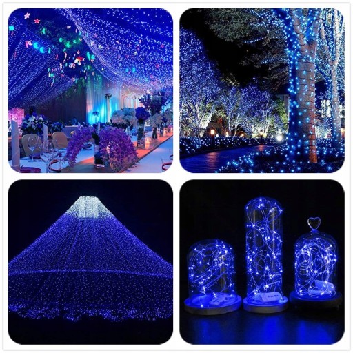 100 Led 10M Солнечные садовые фонари Лампа