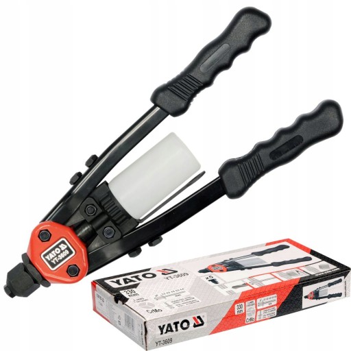 YATO NITOWNICA DŹWIGNIOWA DO NITÓW 3.2 - 6.4mm 3SZCZĘKI 330MM YT-3609