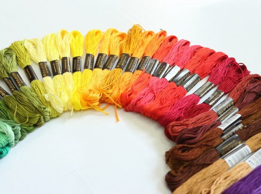 Мулине COLOR, набор 100 шт, 8м