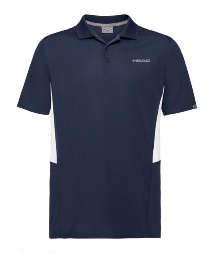 Мужская теннисная футболка HEAD CLUB TECH POLO, темно-синий, M