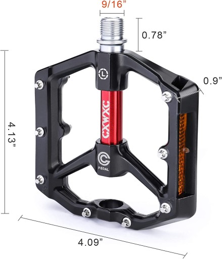 ALUMINIOWE PEDAŁY ROWEROWE MTB SZOSOWY 105mm