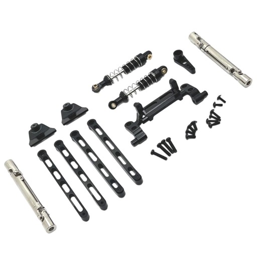 Запасные части амортизатора RC, твердая запасная модель игрушки DIY, красный цвет