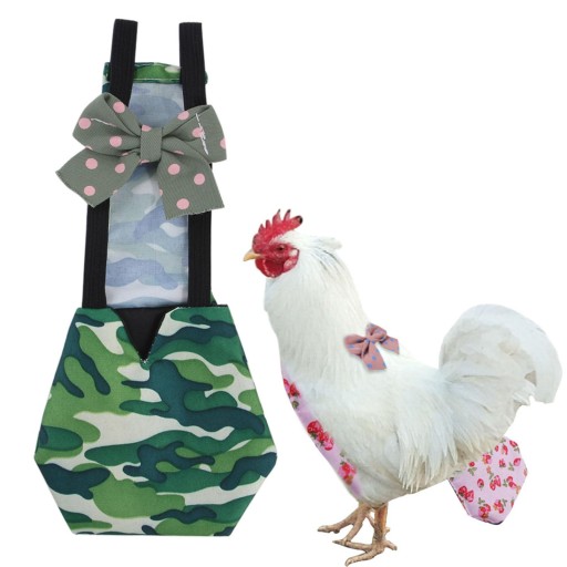 Курица, утка, подгузник для домашних животных, курица, утка, зеленый, L