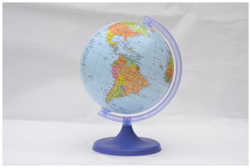 Pomoc NAUKOWA GLOBUS Mapa ZIEMI Globus 160 mm Polityczny SOLIDNY Zachem LUX