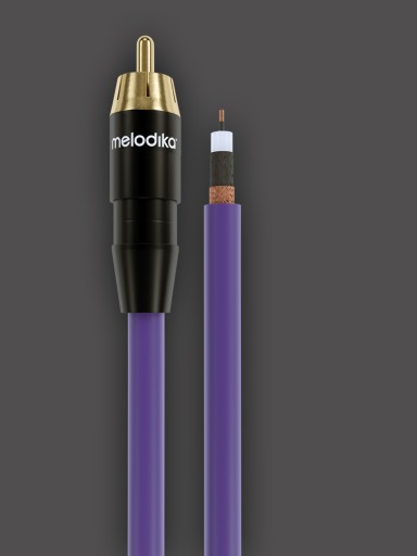 Melodika MDSW60 Kabel do subwoofera (RCA-RCA) Purple - 6m