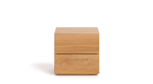 DSI-meble Szafka nocna dębowa CUBE lite drewno DĄB