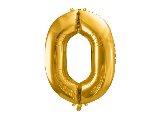 БОЛЬШОЙ Фольгированный Шар № 60 золотой 100 см День Рождения