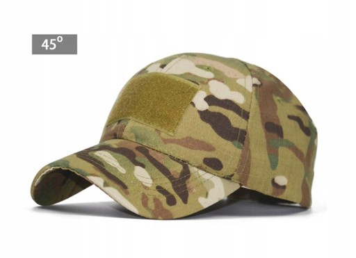 CZAPKA z DASZKIEM WOJSKOWA Ripstop MULTICAM FLAGI