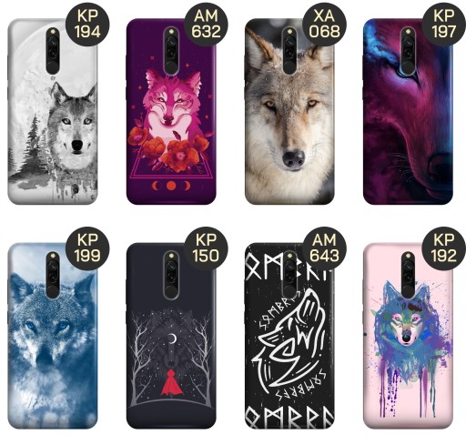 ЧЕХОЛ ДЛЯ XIAOMI REDMI 8 DESIGNS WOLF WEREWOLF WOLF WOLF КРЫШКА КОРПУСА