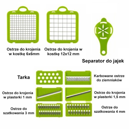WIELOFUNKCYJNA KRAJALNICA SZATKOWNICA DO WARZYW