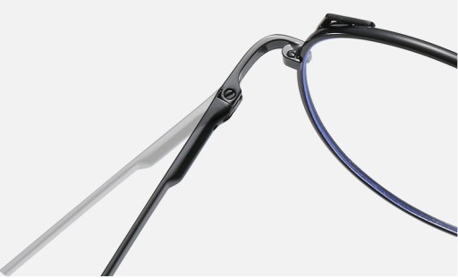 OKULARY metal KOREKCYJNE MINUSY kocie uszy -6