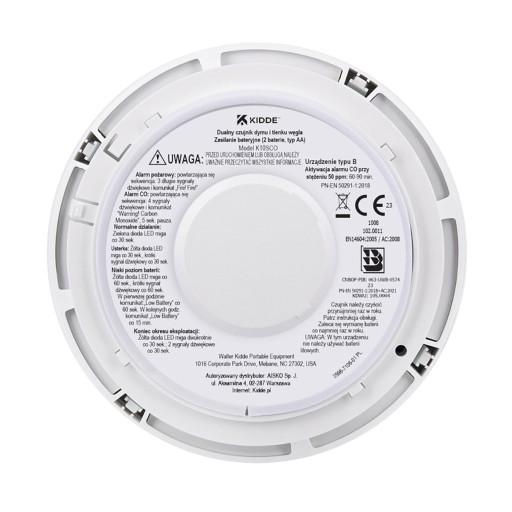 KIDDE K10SCO детектор дыма