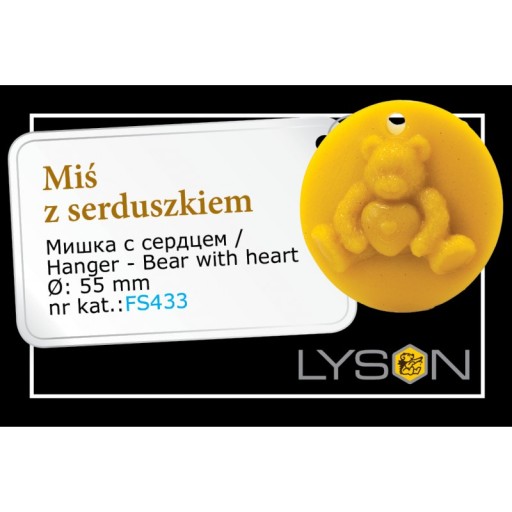 Силиконовая форма - Медленка с кулонкой сердца - свеча формы