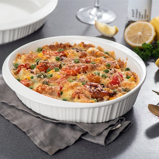 Керамическая форма Florina Satia для микроволновой печи и духовки, 24 см.