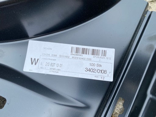 MERCEDES 213 E CLASS ПОРОГНАЯ КРЫШКА СТОЙКА ЛЕВАЯ 2136371301 ОРИГИНАЛ